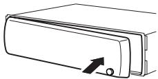 PIONEER DEH-1100MPB - Montaggio del frontalino - 2
