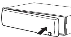 PIONEER DEH-1100MPB - Pose de la face avant - 2