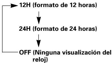 PIONEER DEH-M6156ZH - CAMBIO ENTRE LOS FORMATOS DE 12 Y 24 HORAS - 4