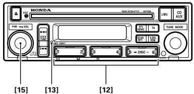 PIONEER DEH-M6156ZH - URKOPPLING AV STÖLDSKYDDSFUNKTIONEN - 1