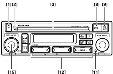 PIONEER DEH-M6156ZH - GRUNDLEGENDE BEDIENUNG - 1