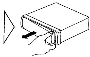 PIONEER DEH-P3000R - To remove the front panel, pull its right-hand side toward you. - 1