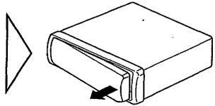 PIONEER DEH-P3000R - Eject the front panel. - 2