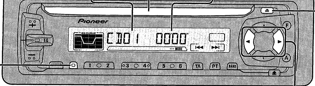 Pioneer EQ CURVE 1 0 1 0 0 0 MODE 1 2 3 4 5 6 TA PT BAND