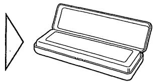 PIONEER DEH-P3000R - Use the protective case provided to store/carry the detached front panel. - 1