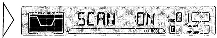 EQ DURVE SCAN ON DISC 01 ON OFF *** MODE