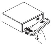 PIONEER DEH-P3500MP - Abnehmen der Frontplatte - 1