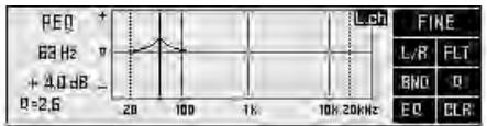 PIONEER RS-P90 - Press the FUNCTION button 4 and adjust the Q factor (inclination of equalizer curve). - 2