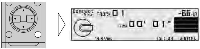 Compact Disc TRACK 0 1 TIME 00' 01" 14.4Vbit 12:04 DIGITAL -66 dB
