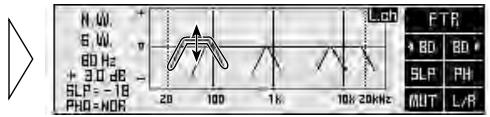 N, W, 6, W, 60 Hz + 30 dB SLP = -18 PHQ = NOR Lch FTR BD BD SLP PH MUT L/R