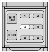 SHIFT → EDIT 1 2 3 4 5 6 RETURN
