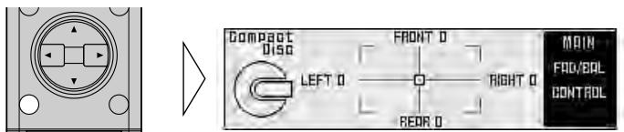 Compact Disc LEFT D FRONT D RIGHT D REAR D MAIN FAD/BAL CONTROL