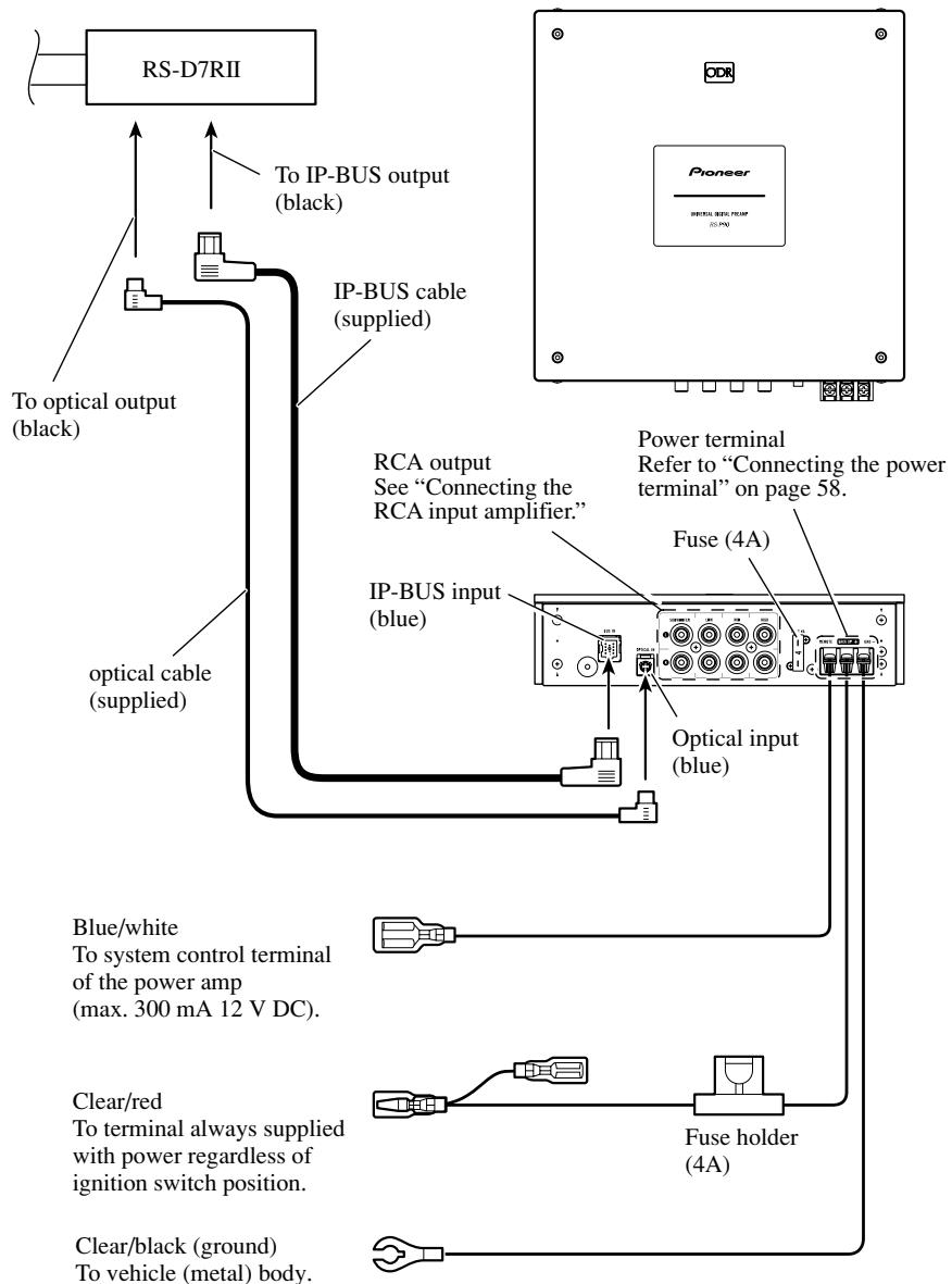 PIONEER RS-P90 - Connection diagram - 1