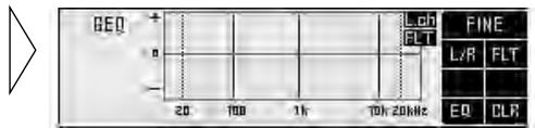 BEO 20 100 1h 10h 20kHz Lch FLT FINE LVR FLT EQ CLR