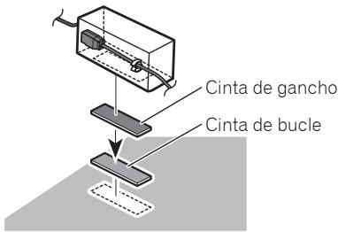 PIONEER AVH-P4100DVD - Instalación de la caja de conexión de cable óptico - 1