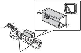 PIONEER AVH-P4100DVD - Installing the optical cable connection box - 2