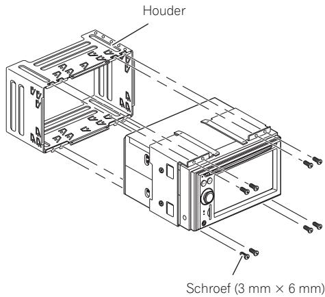 PIONEER AVIC-F910BT - - Verwijder de houder. - 1