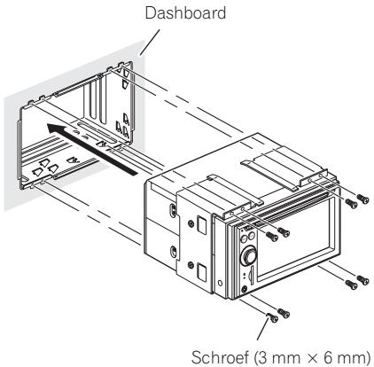PIONEER AVIC-F910BT - Installee dit navigatie-eenheid en draai de schroeven vast. - 1