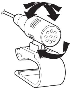 PIONEER AVIC-F910BT - Ajuste del ángulo del micrófondo - 1