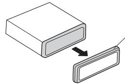 PIONEER DEH-P980BT - Enlever le cadre. (Fig. 8) - 1