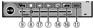 PIONEER AVH-X7500BT - Touch panel keys - 2