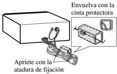 PIONEER AVH-P5700DVD - Instalación de la caja de conexión de cable óptico - 2