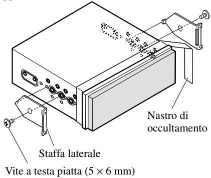PIONEER AVH-P5700DVD - Stabilire la posizione delle staffe laterali. (Fig. 15) - 1