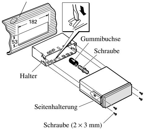 PIONEER AVH-P5700DVD - Bauen Sie die Einheit in das Armaturenbrett ein. (Abb. 16) - 1