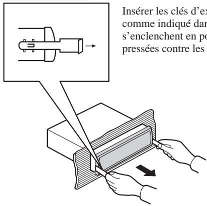 PIONEER AVIC-8DVD - Dépose de l'unite - 1