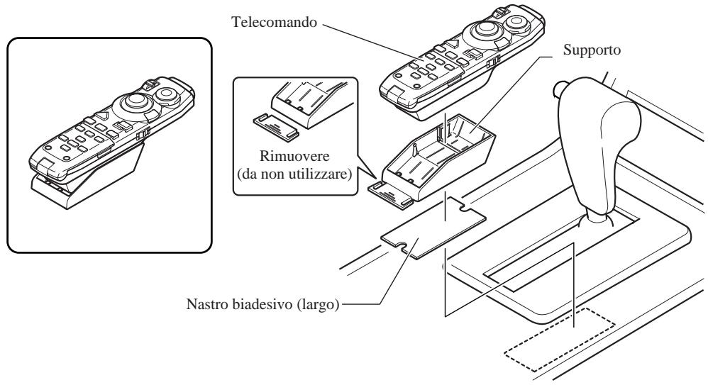 PIONEER AVIC-8DVD - Quando si fissa orizzontalmente - 1