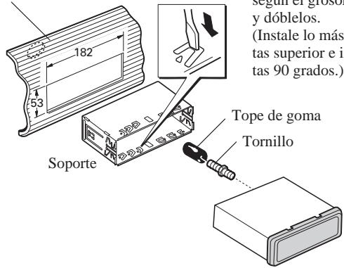 PIONEER AVIC-8DVD - Instalacion con tope de goma - 1