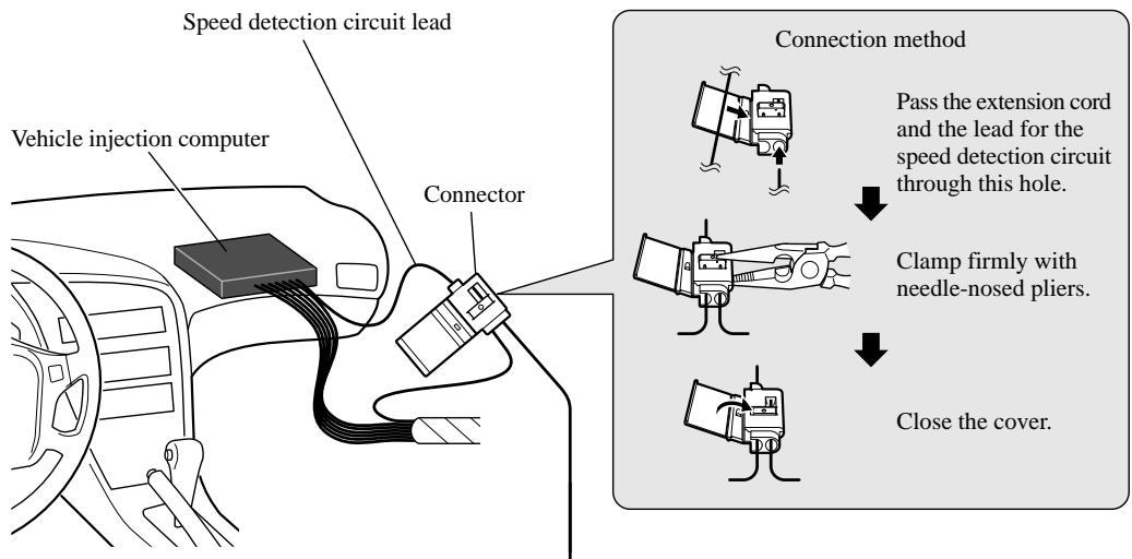 PIONEER AVIC-8DVD - Connecting the power cord (1) - 1