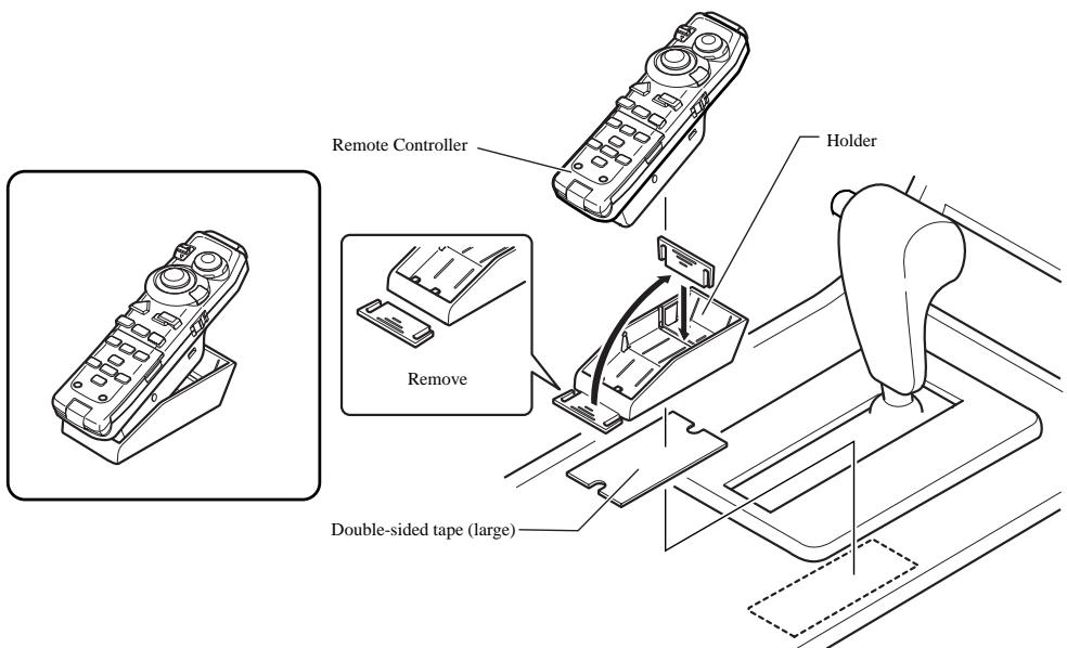 PIONEER AVIC-8DVD - When attaching with elevated position - 1
