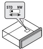 PIONEER DEH-80PRS - Utilice un destornillador fino y plano para cambiar el interruptor del DSP situado en la parte inferior de esta unidad. - 1