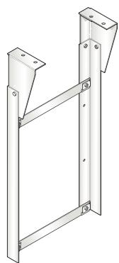 SAUTER ESSENTIEL 50 L,  ESSENTIEL 150 L,  ESSENTIEL 200 L,  ESSENTIEL 50 L,  ESSENTIEL 75 L - Bevestigingsset voor het plafond voor verticale wandmodellen - 1