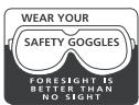 RYOBI EMS-2431SCL - WARNING - 1