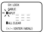 TOSHIBA 19A24 - Pour utiliser le MENU LOCK - 2