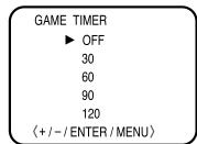 TOSHIBA 19A24 - SETTING THE GAME TIMER - 1
