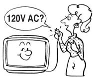 TOSHIBA 19A24 - DANGER: RISK OF SERIOUS PERSONAL INJURY, DEATH, OR EQUIPMENT DAMAGE! Never place the TV on - 9