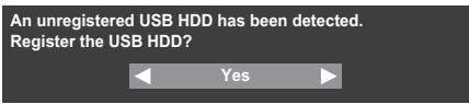 TOSHIBA UL863 - To register an USB HDD - 1