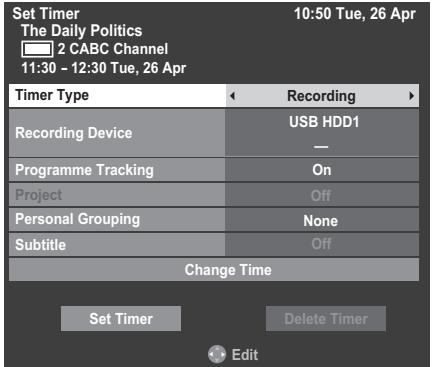 TOSHIBA UL863 - To search for and schedule a programme you want to record using Genre Search - 2