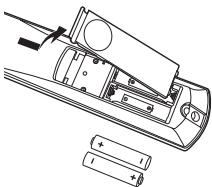 TOSHIBA UL863 - Inserting batteries and effective range - 1