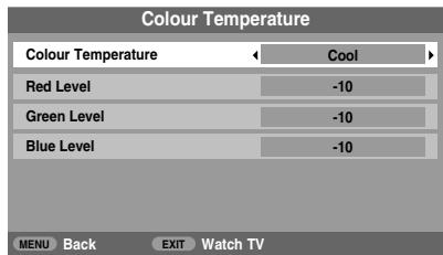 TOSHIBA XV-500 - Colour temperature - 1