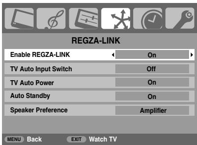 TOSHIBA XV-500 - Enable REGZA-LINK - 1