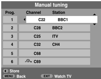 TOSHIBA XV-500 - You must allow the television to complete the search. - 2