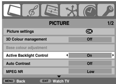 TOSHIBA XV-500 - Active Backlight Control - 1