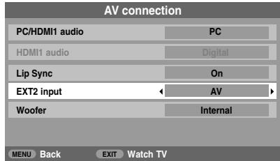 TOSHIBA XV-500 - INPUT signal selection - 2