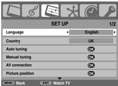 TOSHIBA XV-500 - Using Auto tuning - 1