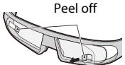 TOSHIBA ZL1 - To set the 3D glasses: - 2