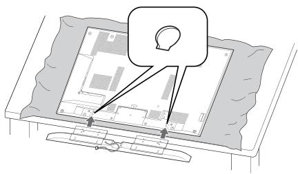 TOSHIBA ZL1 - Attach the speaker - 2